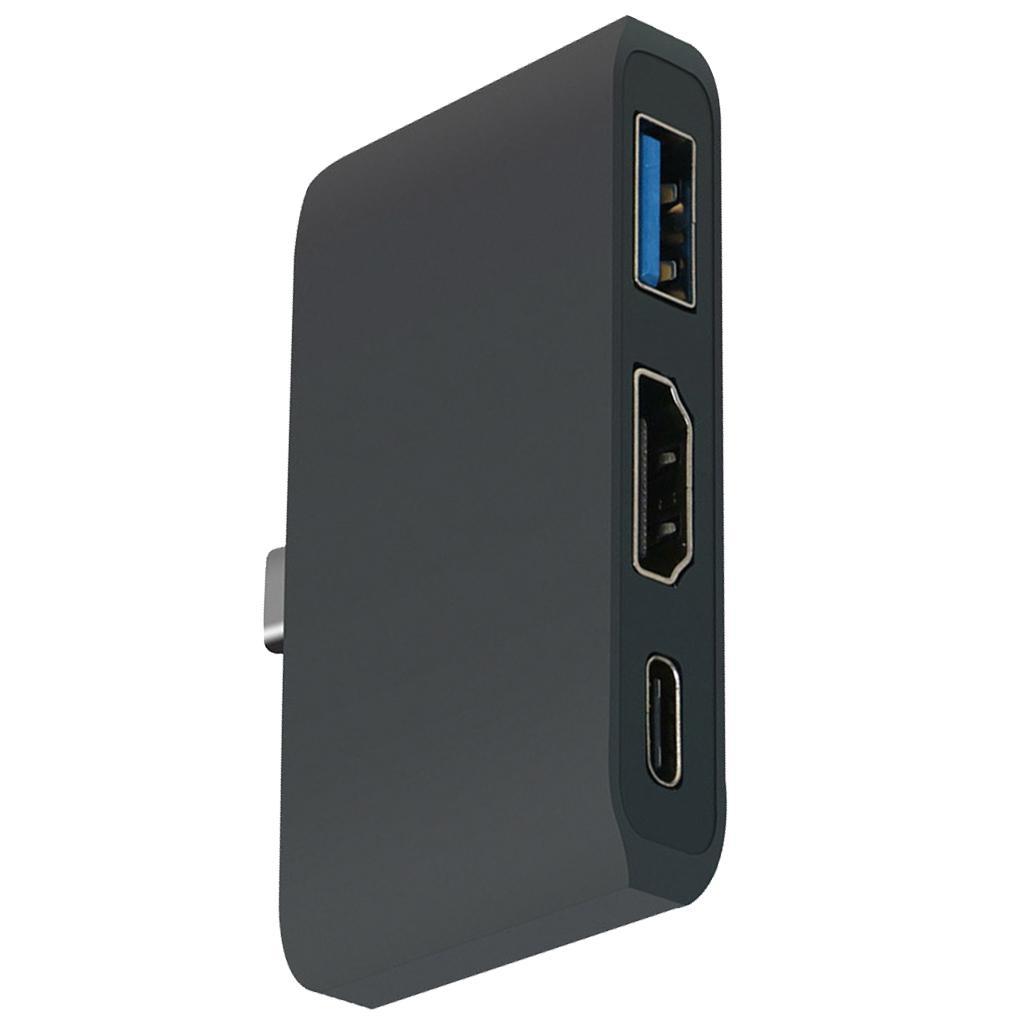 3 In1 Hub with USB 3.0, Ports and USB C Charging Port