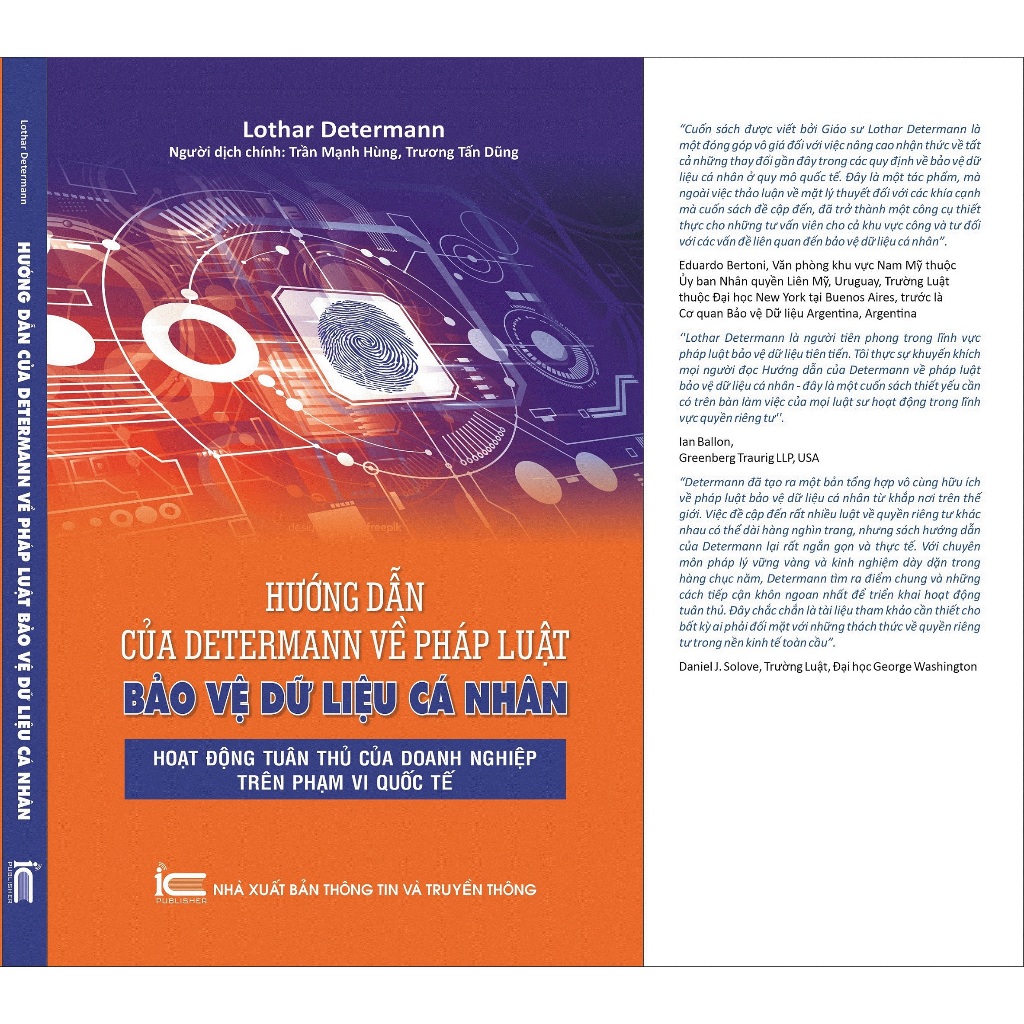 Dướng Dẫn Của Dertermann Về Pháp Luật Bảo Vệ Dữ Liệu - Hoạt Động Tuân Thủ Của Doanh Nghiệp Trên Phạm Vi Quốc Tế