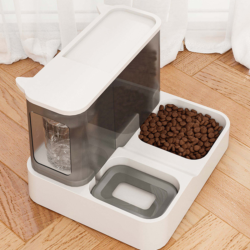 Máy cấp nước uống, thức ăn cho chó mèo Automatic Feeder Water Dispenser Wet and Dry