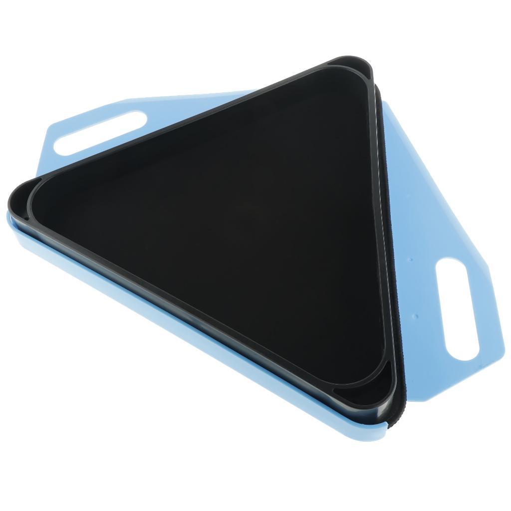 Triangle Rack W/ Billiard Ball Tray Snooker Pool Table Rack Accs