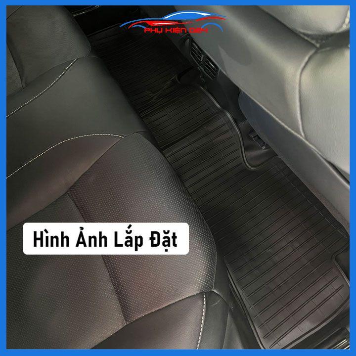 Thảm lót sàn ô tô cao su 3D Altis 2022-2023 không mùi, chống trơn trượt mài mòn tốt