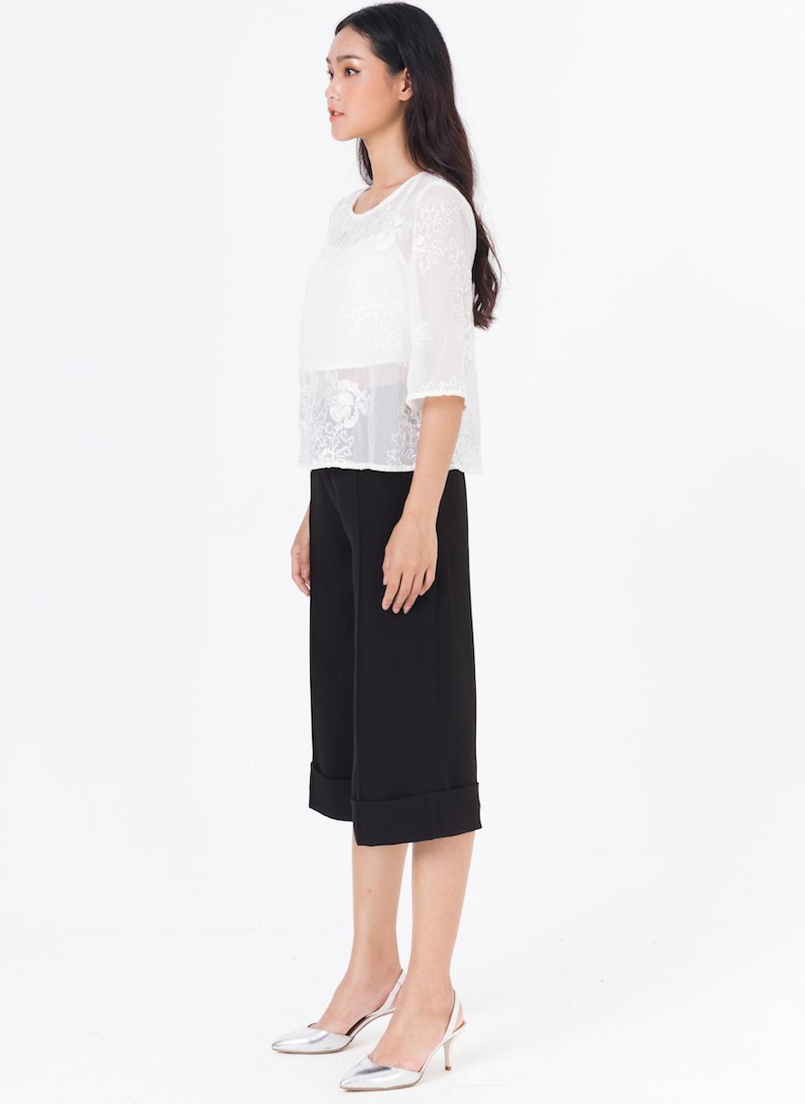Áo Croptop Tay Lửng De Leah