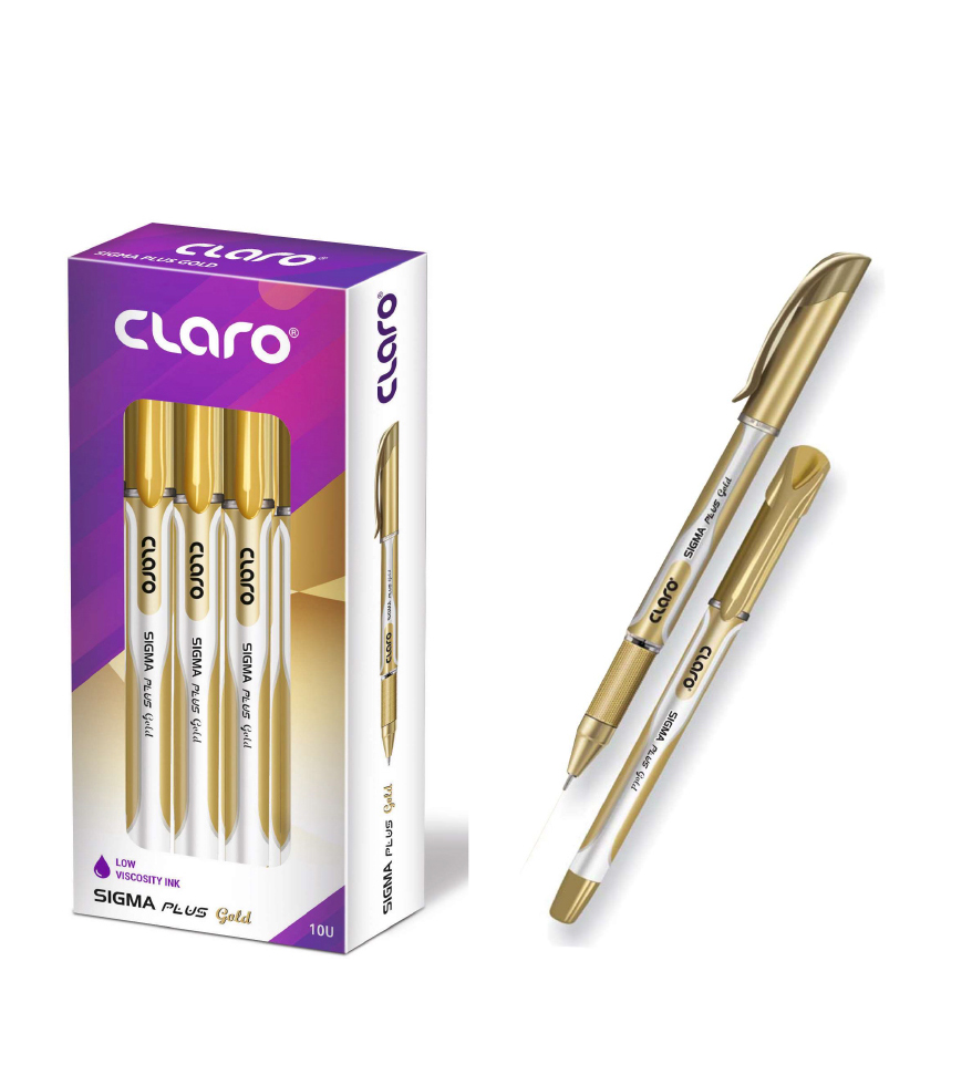 Bút bi Claro SIGMA PLUS GOLD 0.7mm Mực Xanh