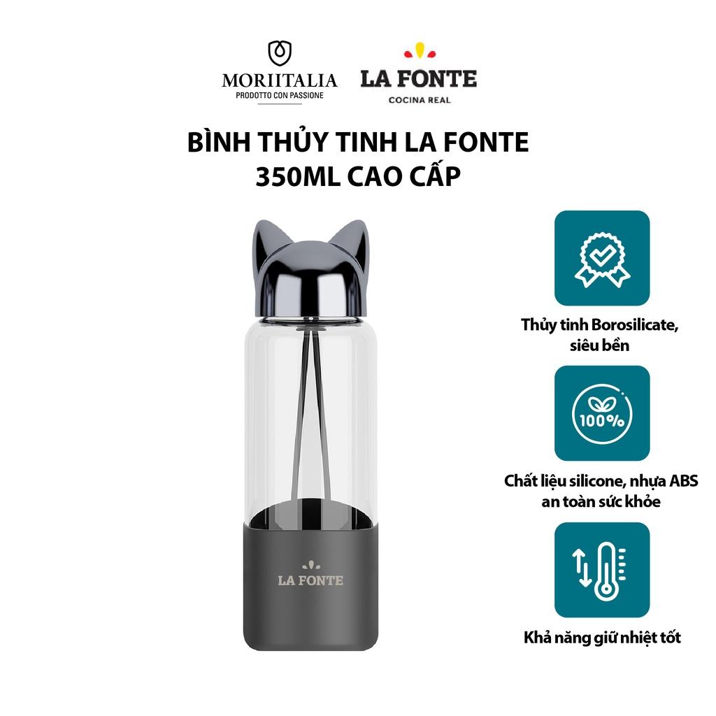 Bình thủy tinh La Fonte 350ML cao cấp 007429-BLA