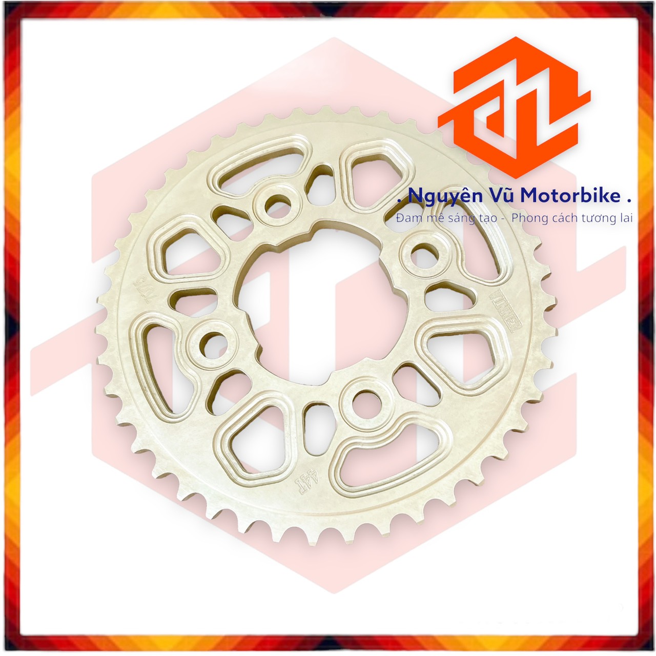Đĩa tải nhôm 7075 siêu cứng cho Winner 44 răng
