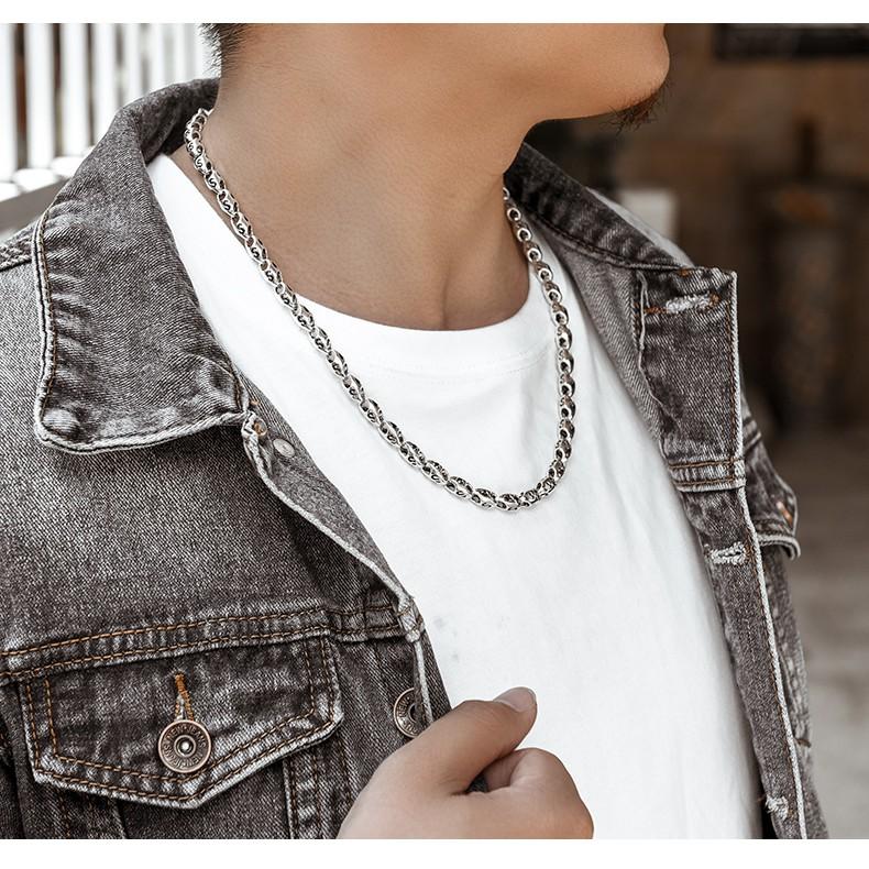 Dây Chuyền Charm Thời Trạng Loại Dây Bạc 925 Xoắn Dành Cho Cả Nam Và Nữ