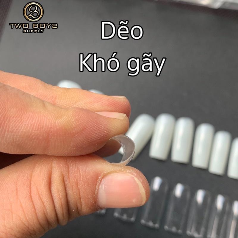 Móng úp HSM from vuông, hộp 500tip, nail box