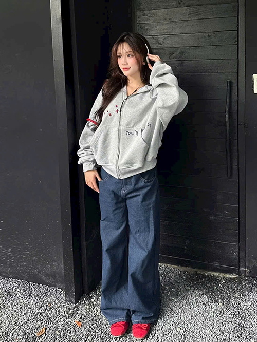 Áo Khoác Nỉ vải xuất khẩu dày mịn, Nón Trùm To, logo thêu.có túi trong, Form dưới 70kg