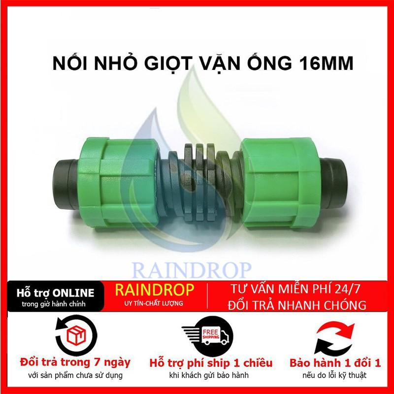 Kết nối dây nhỏ giọt 16mm khớp nối ren vặn - Bảo hành 12 tháng