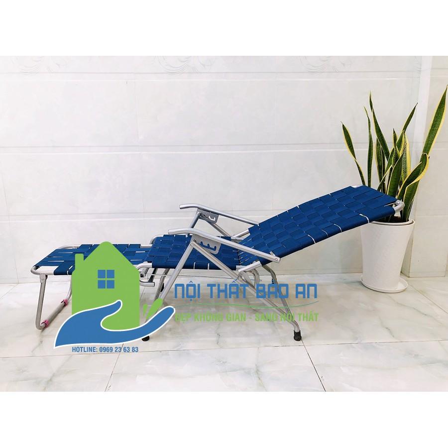 Ghế bố xếp dây dù khung sắt - GX08