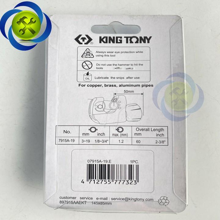 Dao cắt ống đồng Kingtony 7915A-19 cắt ống từ 3-19mm