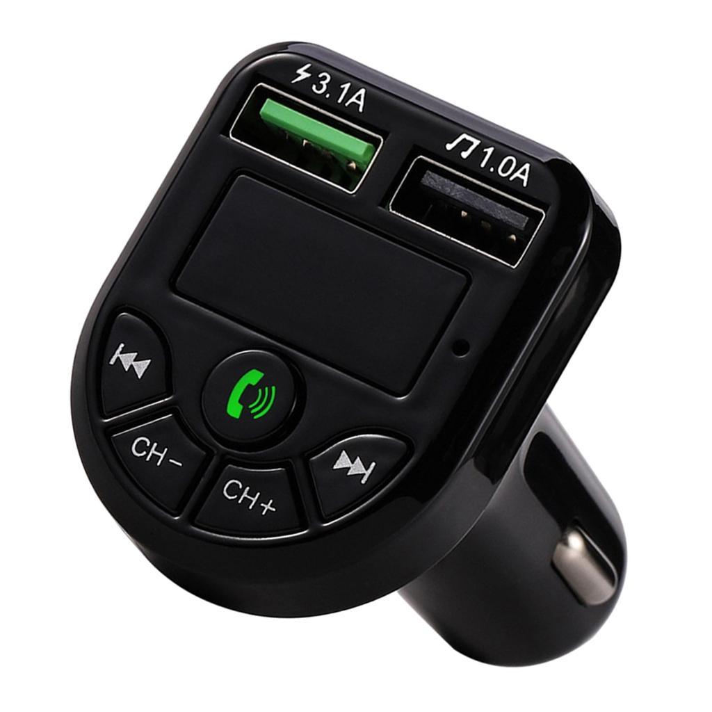 Wireless FM   Radio Adapter Dual USB Charger Car