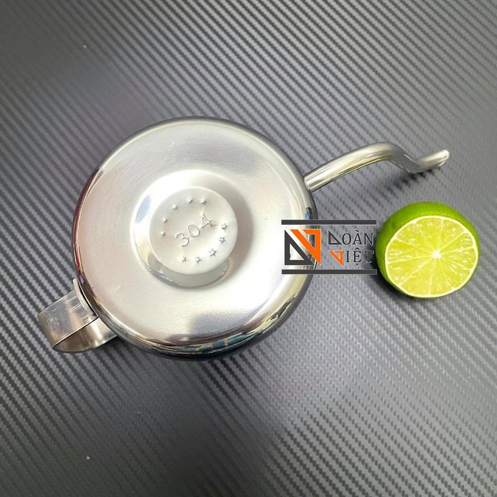 CA RÓT nước , rót trà, BÌNH trà (cà phê) - VÒI DÀI INOX SUS 304 CAO CẤP SIZE 600ml. Đồ Gia Dụng nhà bếp pha chế làm bánh nguyên liệu