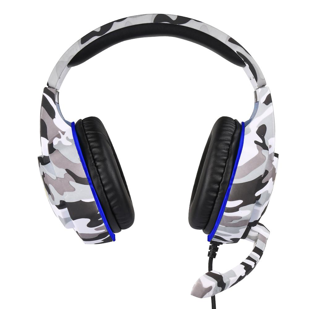 Tai nghe chơi game KUBITE T176 3.5mm + USB âm lượng micrô có thể điều chỉnh cho máy tính xách tay PC