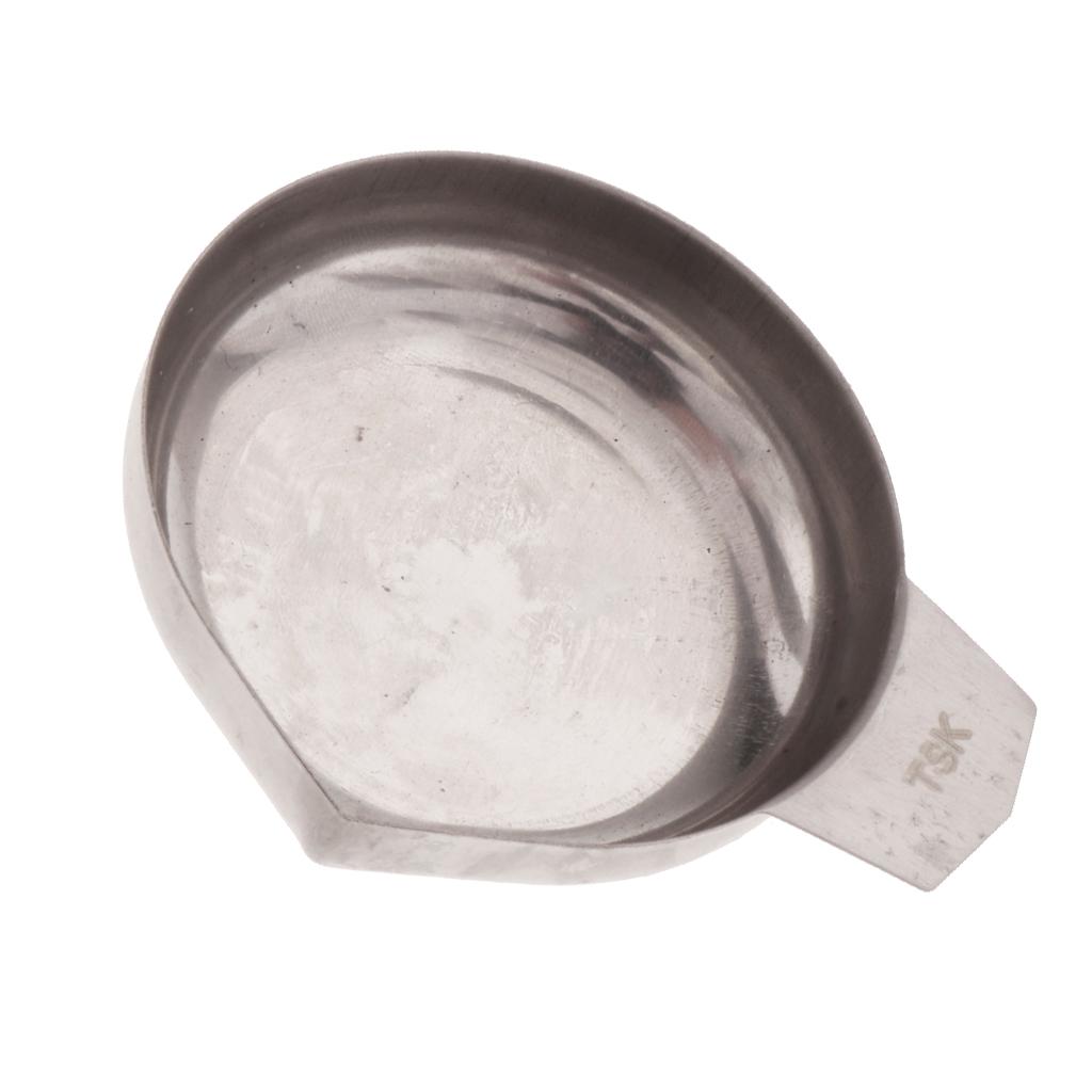 Stainless Steel Gem Stone Dish Jewelry Scale Pan Bowl Tray Jewelers Tool