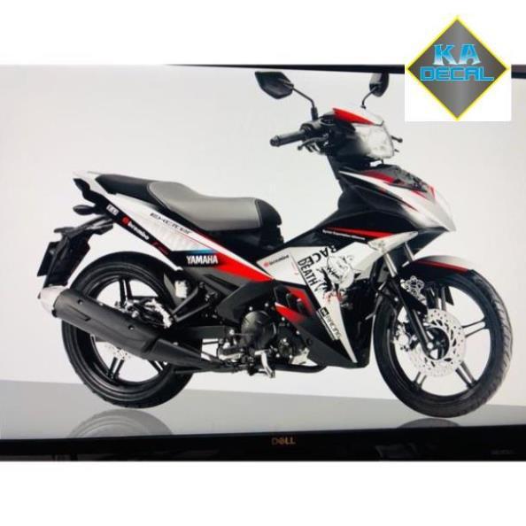 Tem trùm ex 150 cá mập trắng đỏ đen.Decal dày Shinlung 3 lớp ko bay màu.