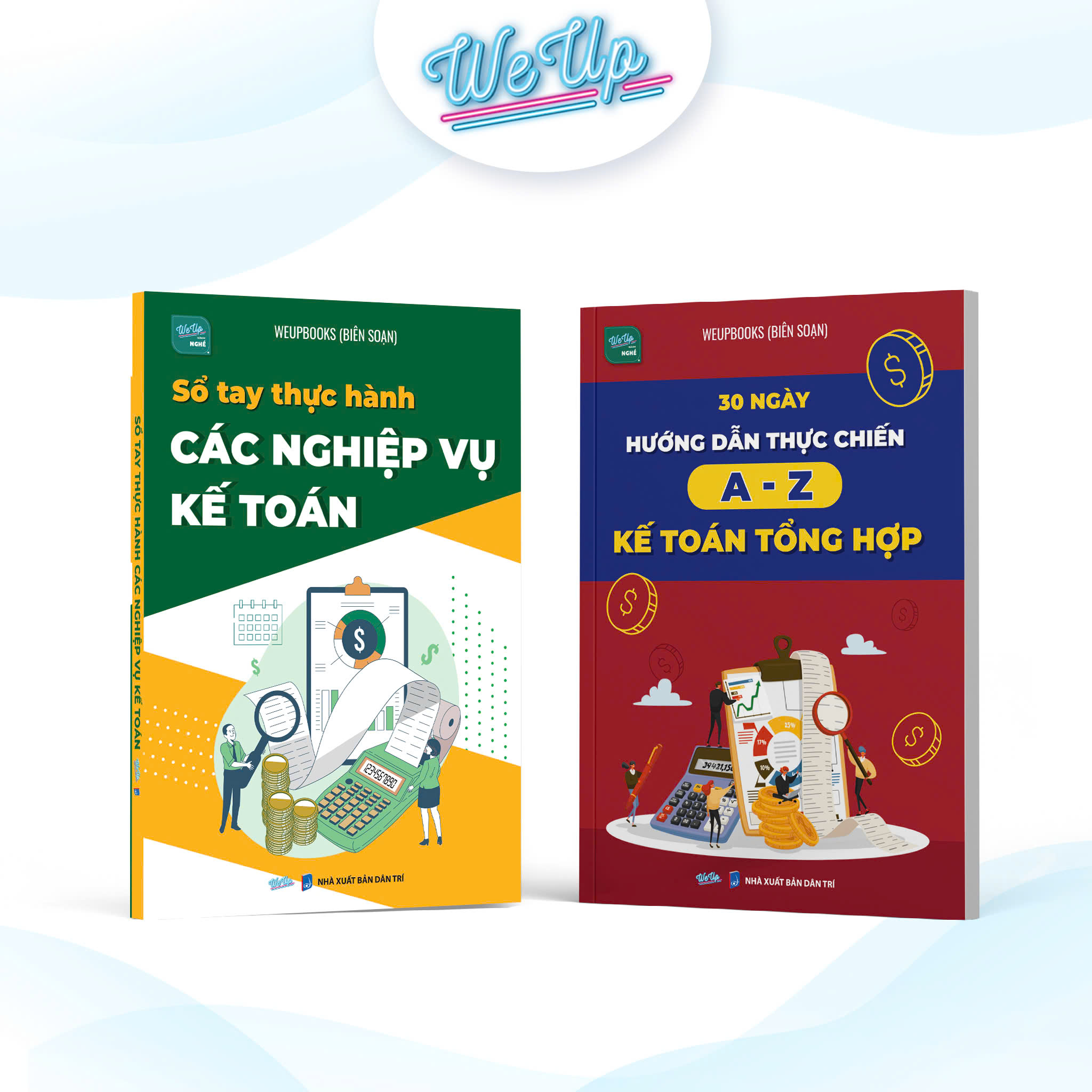 Combo 2 sách: 30 Ngày hướng dẫn thực chiến A-Z Kế toán tổng hợp, Sổ tay thực hành nghiệp vụ Kế Toán