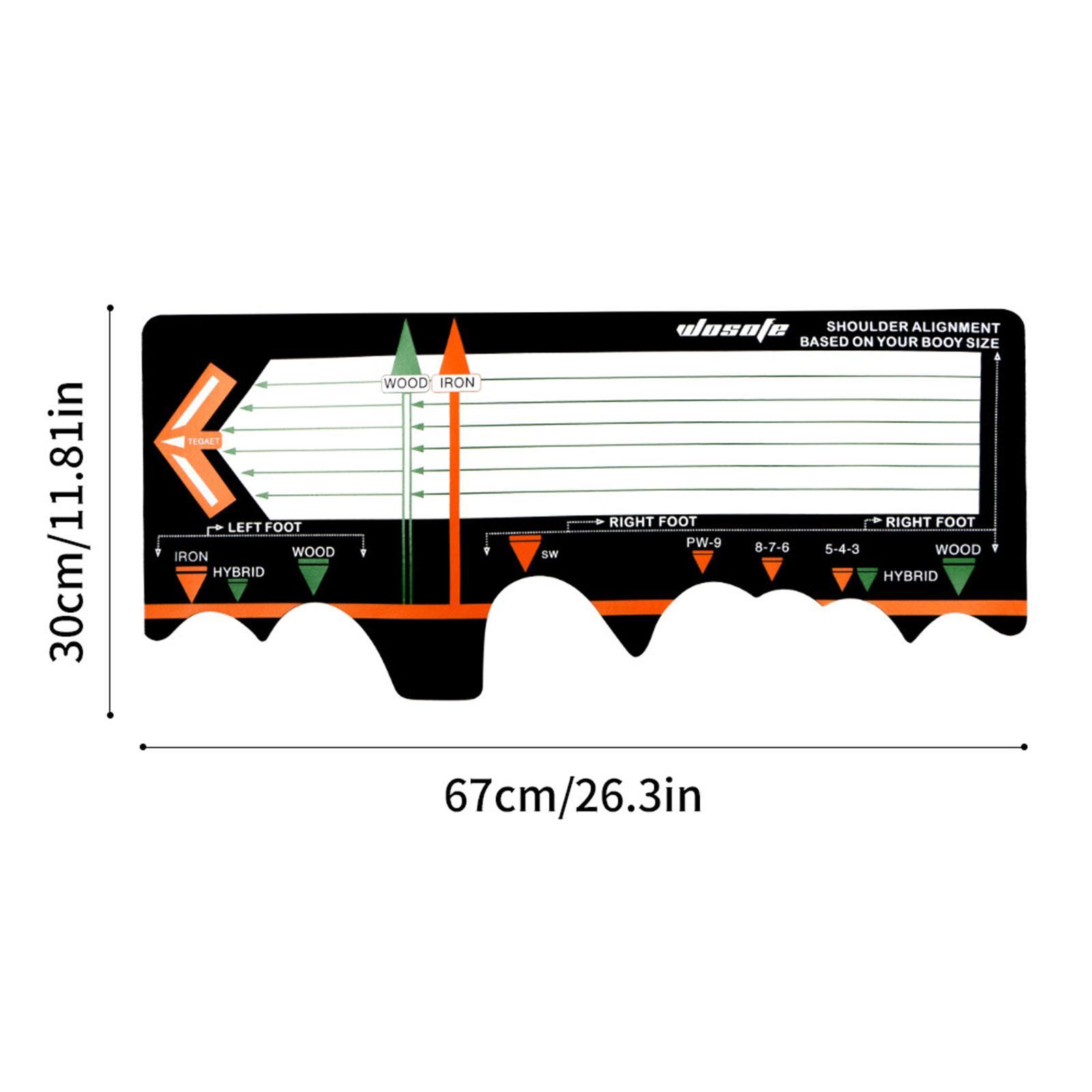 Golf Practice Swing Mat, Golf Swing Practice for Swing Detection Batting, Golf Pad for Driving Range Golf Accessories