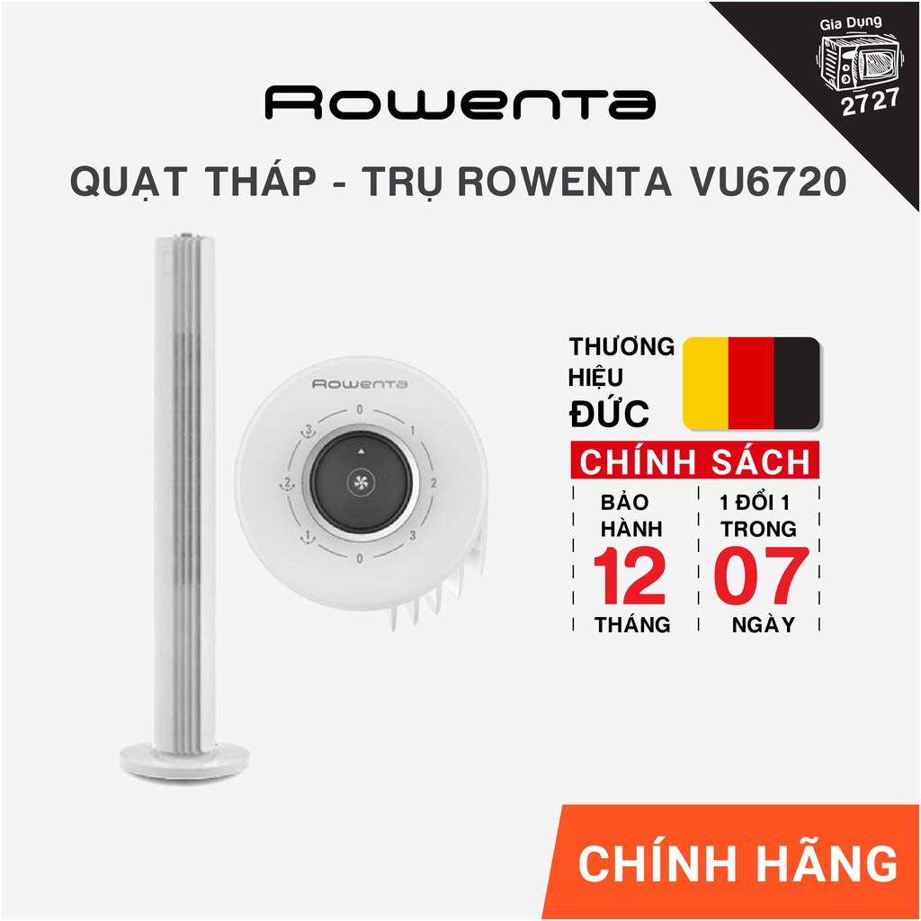 Quạt Tháp Rowenta VU6720, Quạt Không Cánh Có Điều Khiển, hẹn Giờ, 3 Tốc Độ Gió, Nhập Đức, BH 12 Tháng