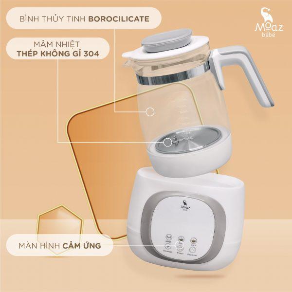 BÌNH ĐUN NƯỚC ĐA NĂNG MOAZ BÉBÉ MB012