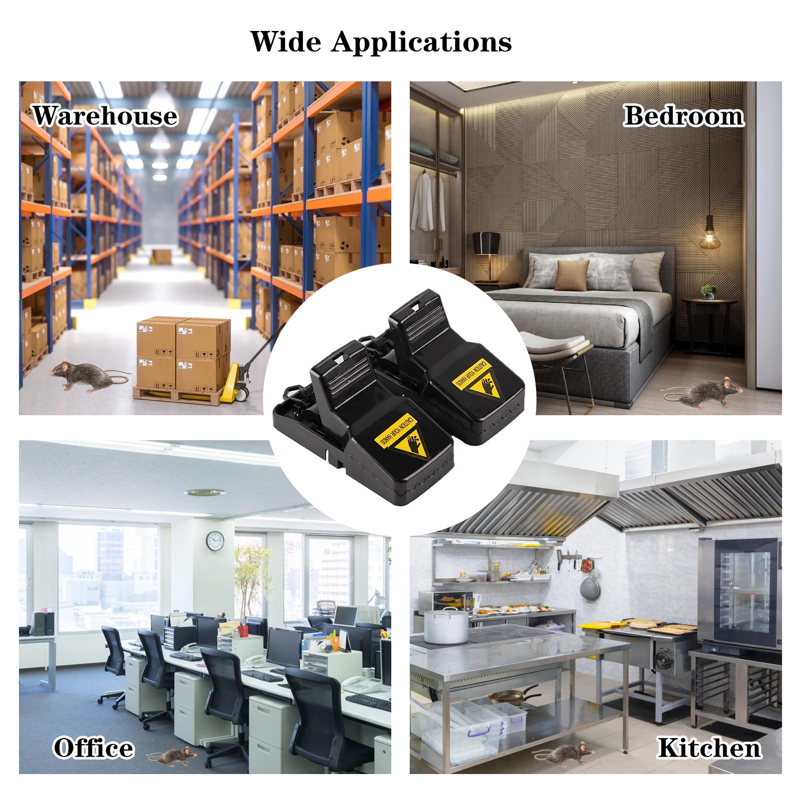 6 CÁI Bẫy Chuột P-lastic S-mart có thể tái sử dụng