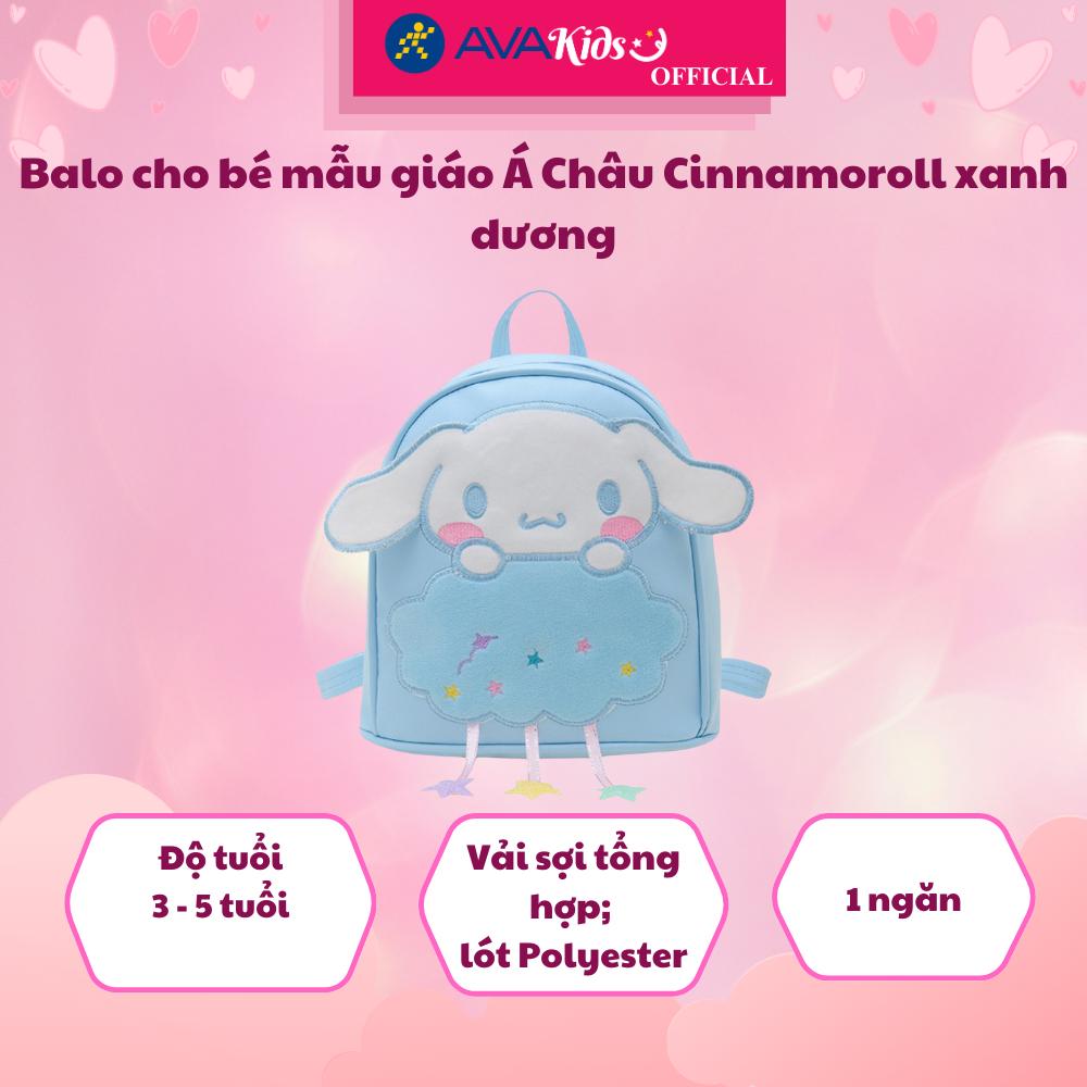 Balo cho bé mẫu giáo Á Châu Cinnamoroll xanh dương