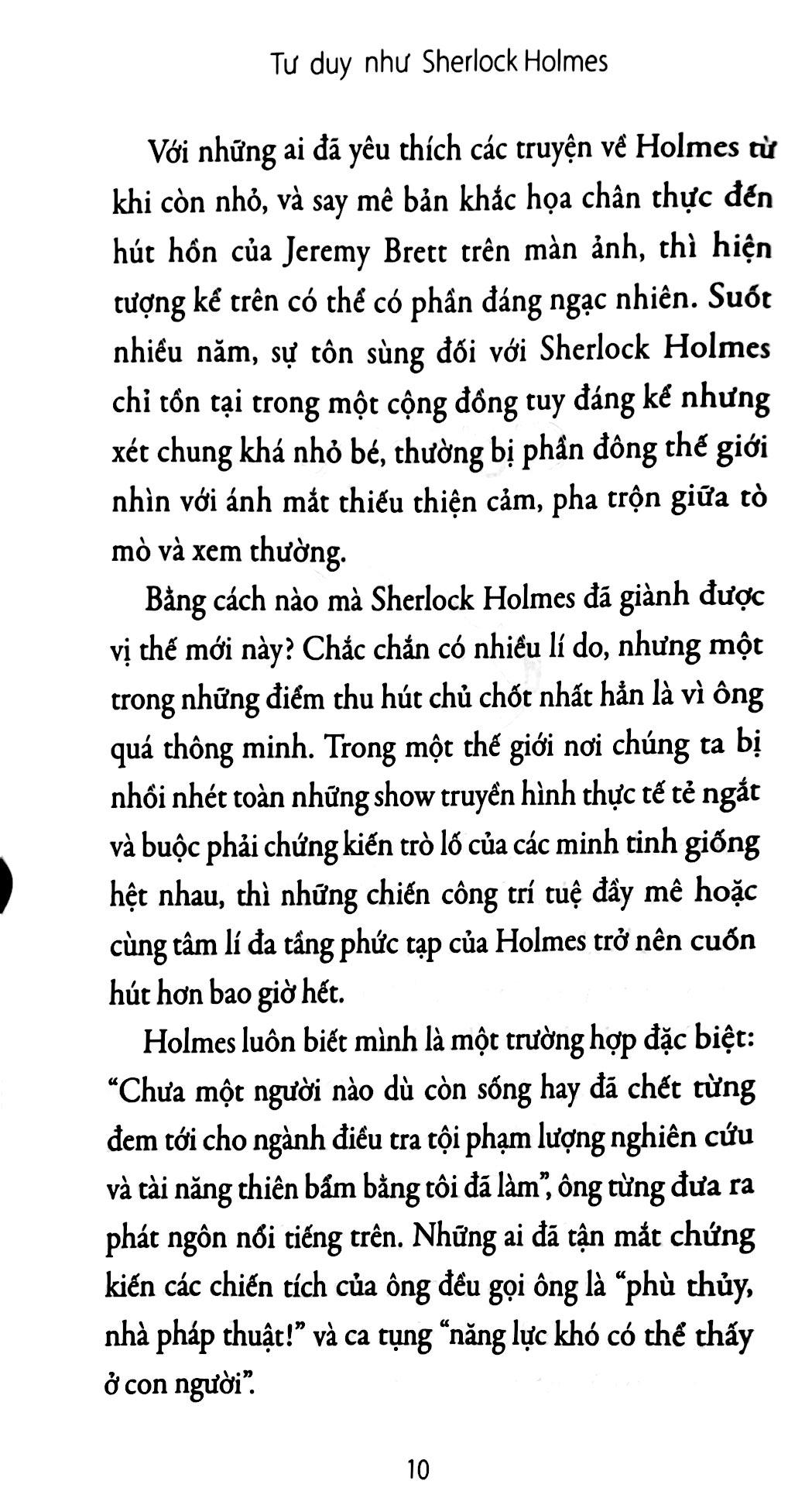 Sách Tư Duy Như Sherlock Holmes