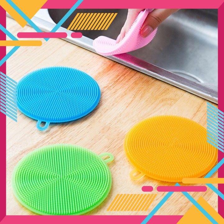 MIẾNG RỬA CHÉNMIỄN PHÍ GIAO HÀNGMIẾNG RỬA BÁT NHIỀU MÀU BẰNG SILICONE SỬ DỤNG TRONG NHÀ BẾP ĐA NĂNG TIỆN DỤNG