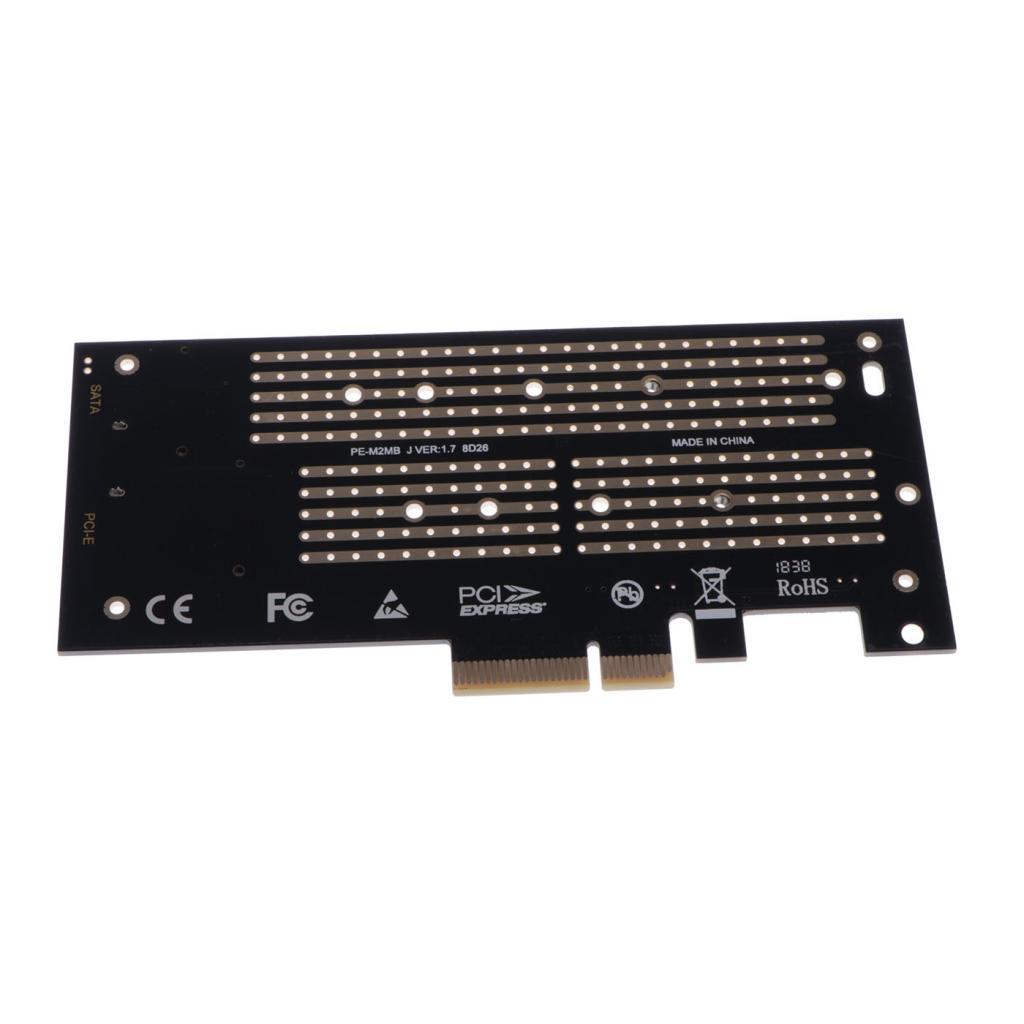 M Key B KEY Dual Interface Card NVME+SATA M.2 NGFF to 4x 2230 2242 2260
