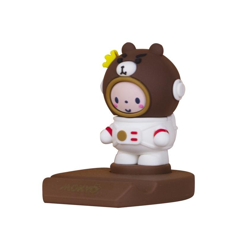 Giá Đỡ Điện Thoại/Máy Tính Bảng Để Bàn Họa Tiết Hoạt Hình Phi Hành Gia Dễ Thương