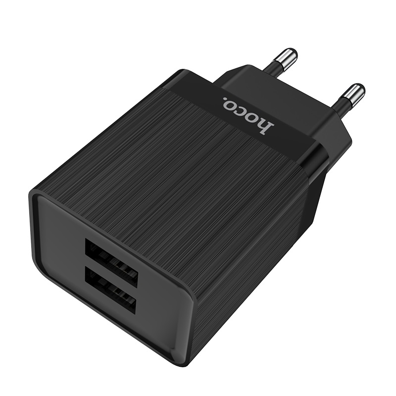 Cốc sạc Hoco 2 cổng USB sạc nhanh 3.4A MAX C51A cho iPhone/iPad/Samsung/Huawei/Xiaomi/Android - Hàng chính hãng