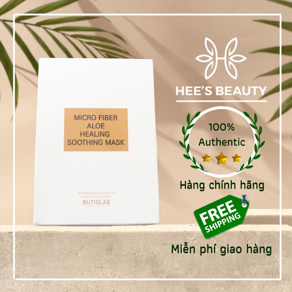 Miếng Mặt nạ Hàn Quốc mỡ ngựa dầu mỡ ngựa chuẩn Mask BUTIQLAB phục hồi dưỡng ẩm cho da - Hee's Beauty Skincare