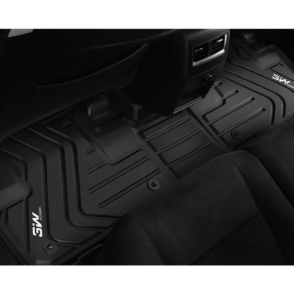 Thảm lót sàn ô tô Lexus RX 2015- đến nay Nhãn hiệu Macsim 3W chất liệu nhựa TPE đúc khuôn cao cấp - màu đen