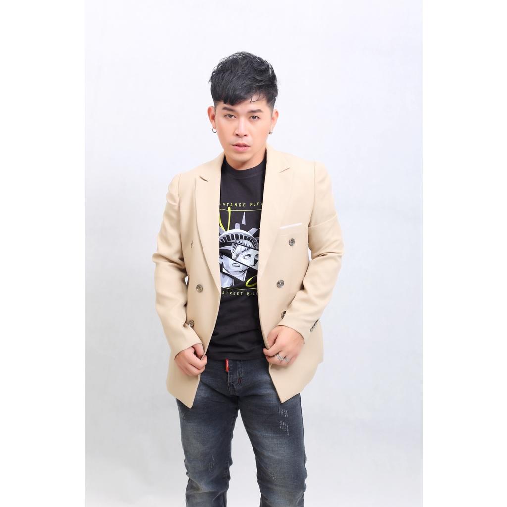 Áo thun nam form chuẩn Nữ Thần Tự Do - Fashion Eking Clothing