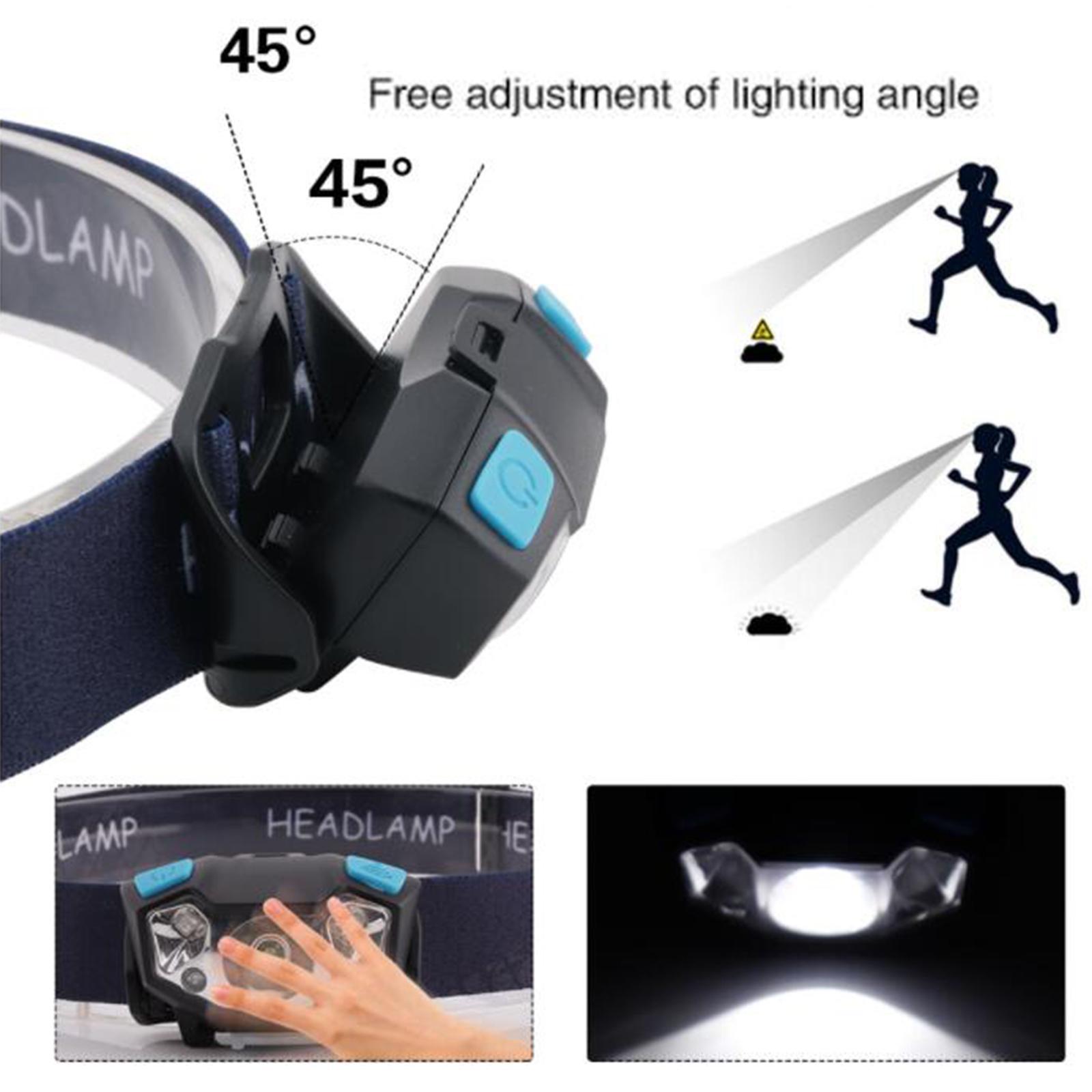 USB Rechargeable LED Flashlight Headlight Head Waterproof