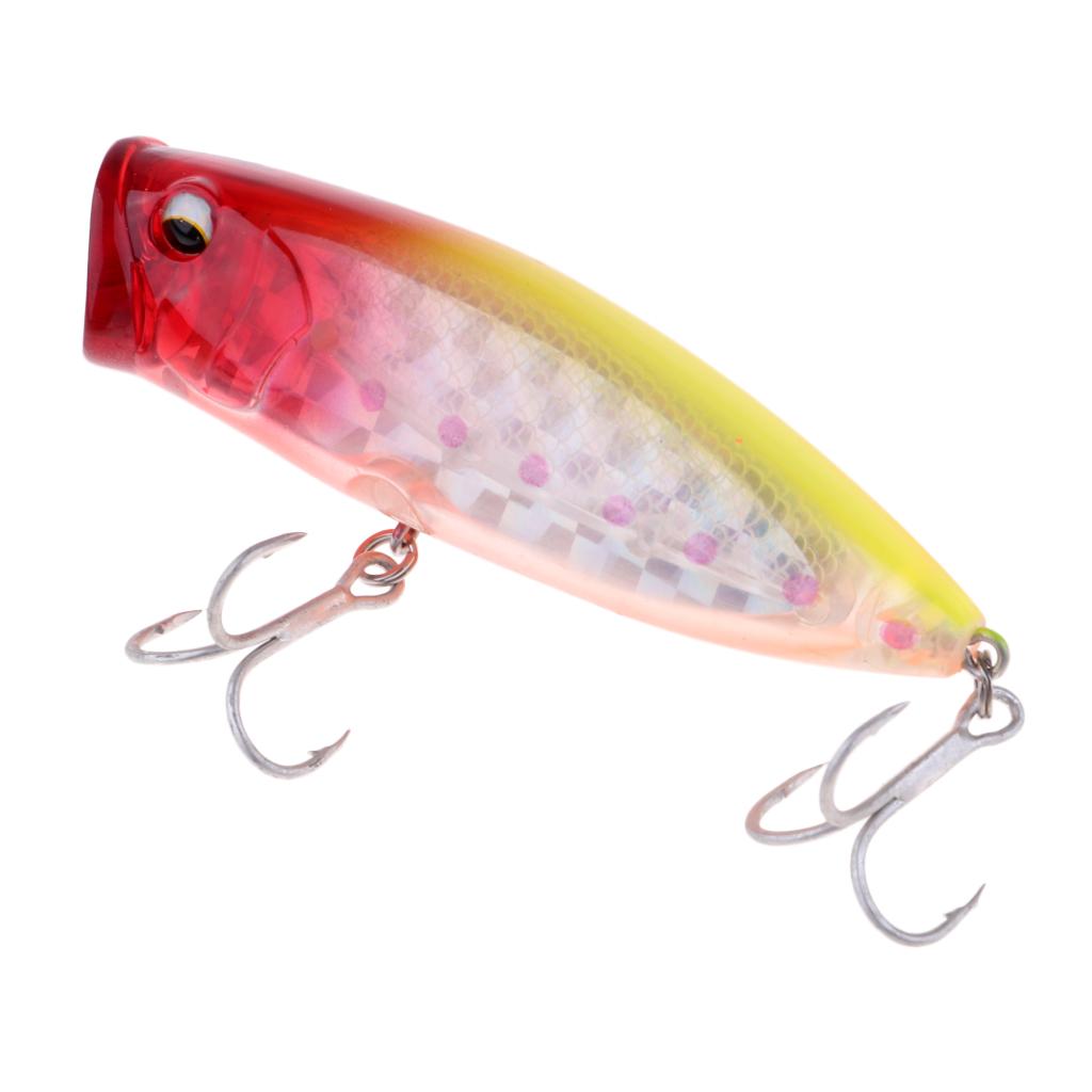 Lifelike Fishing Lure Topwater Floating Hard Bait Balance with Treble Hook