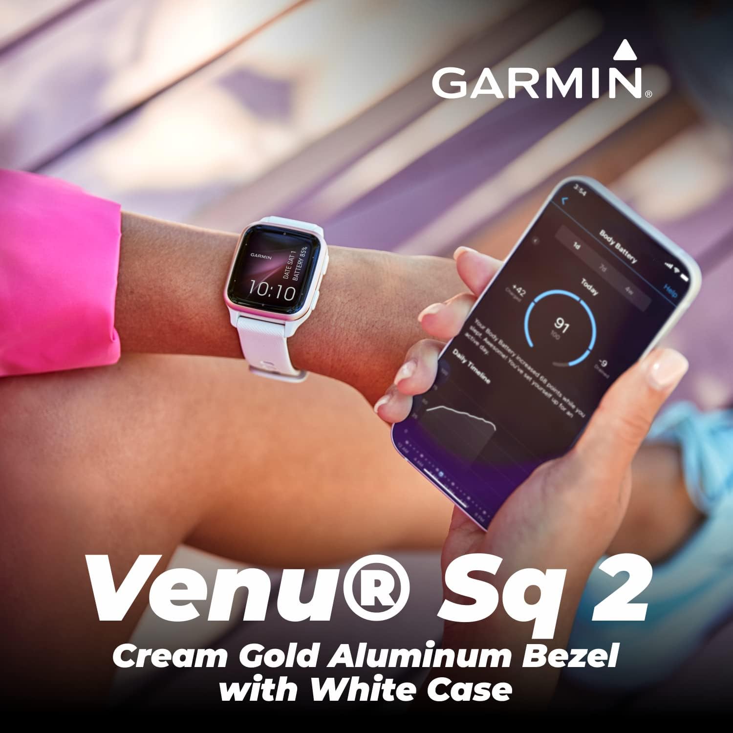 Đồng hồ thông minh Garmin Venu Sq 2_Mới, hàng chính hãng