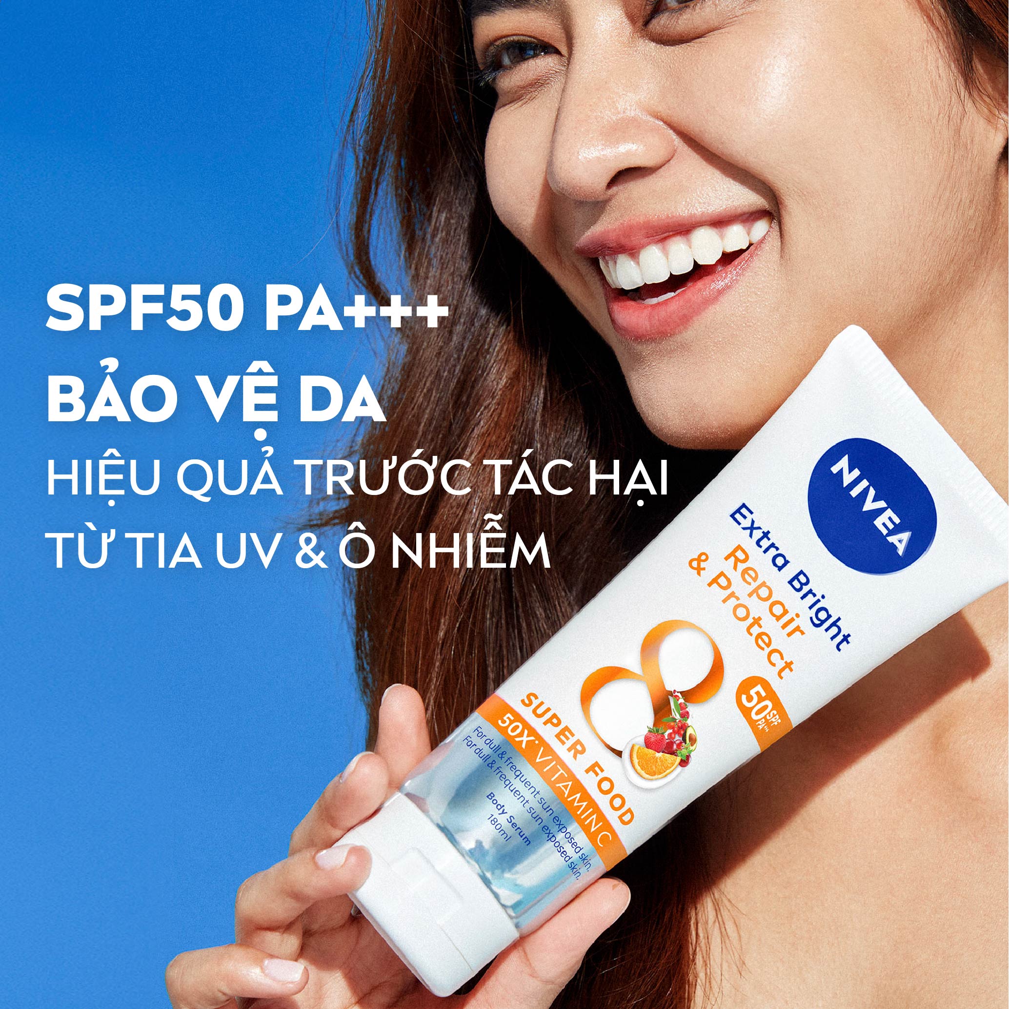 Tinh Chất Dưỡng Thể NIVEA Extra Bright Dưỡng Sáng Da Mịn Da (180 ml) - 88314/88367 - (Bao bì thay đổi theo từng đợt nhập hàng)