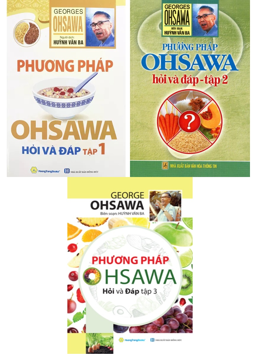 Combo ohsawa Hỏi Và Đáp (Bộ 3 Cuốn)