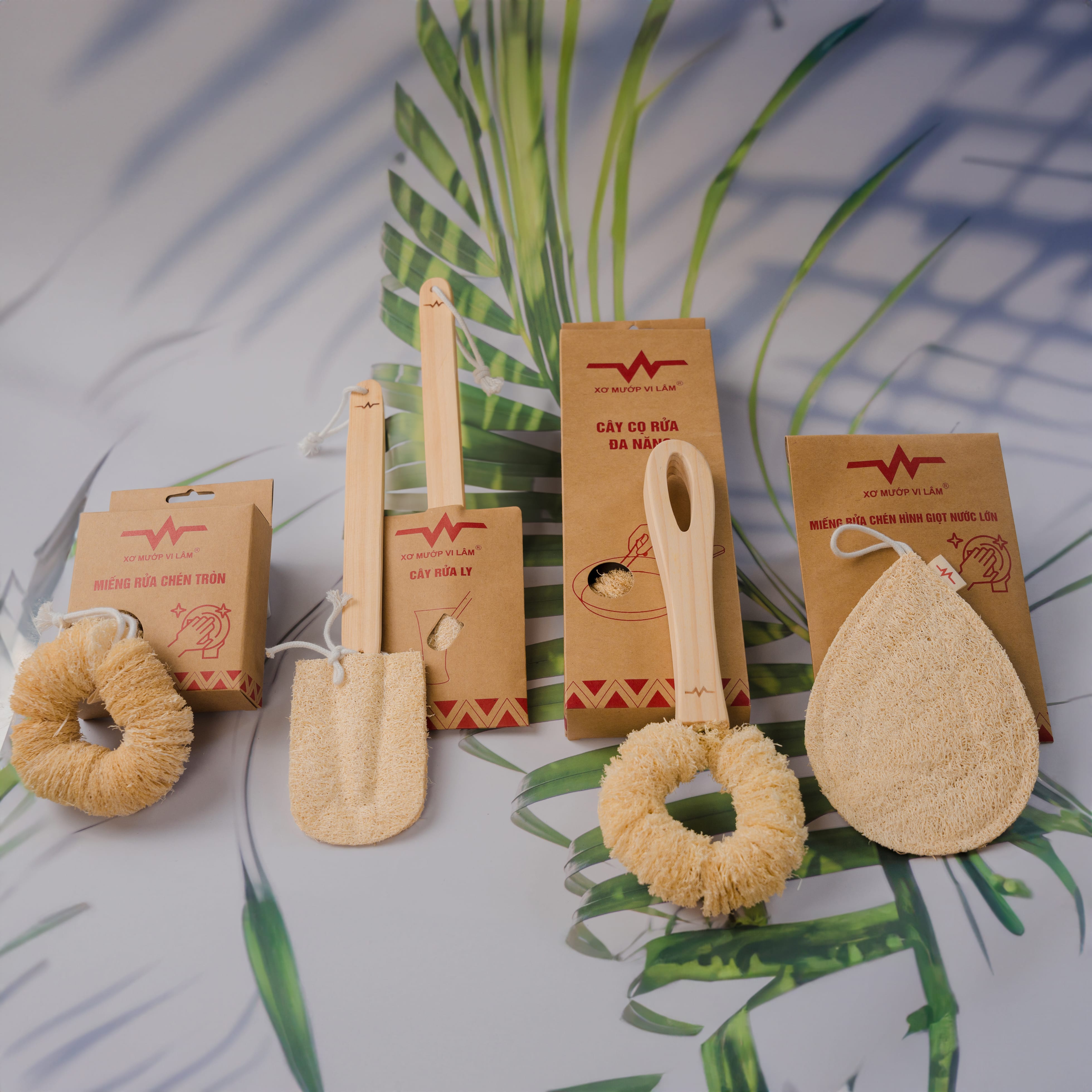 Combo Bếp Sạch Mỗi Ngày Với Xơ Mướp Vi Lâm