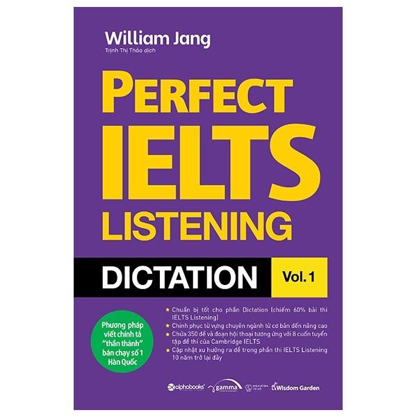 Combo Perfect Ielts Listening Dictation (Vol.1 + Vol.2) - Bản Quyền