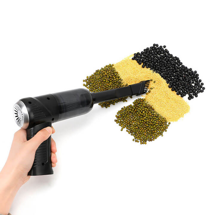 Máy hút bụi cầm tay mini không dây đa năng Vacuum Cleaner, máy hút bụi ô tô, giường nệm, máy hút lông chó mèo 120W 9000Pa LT-008