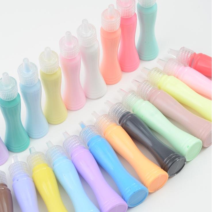 Keo kem đủ 22 màu tuýp 15ml nhỏ gọn tiện lợi dán charm trang trí ốp điện thoại, khung tranh, DIY