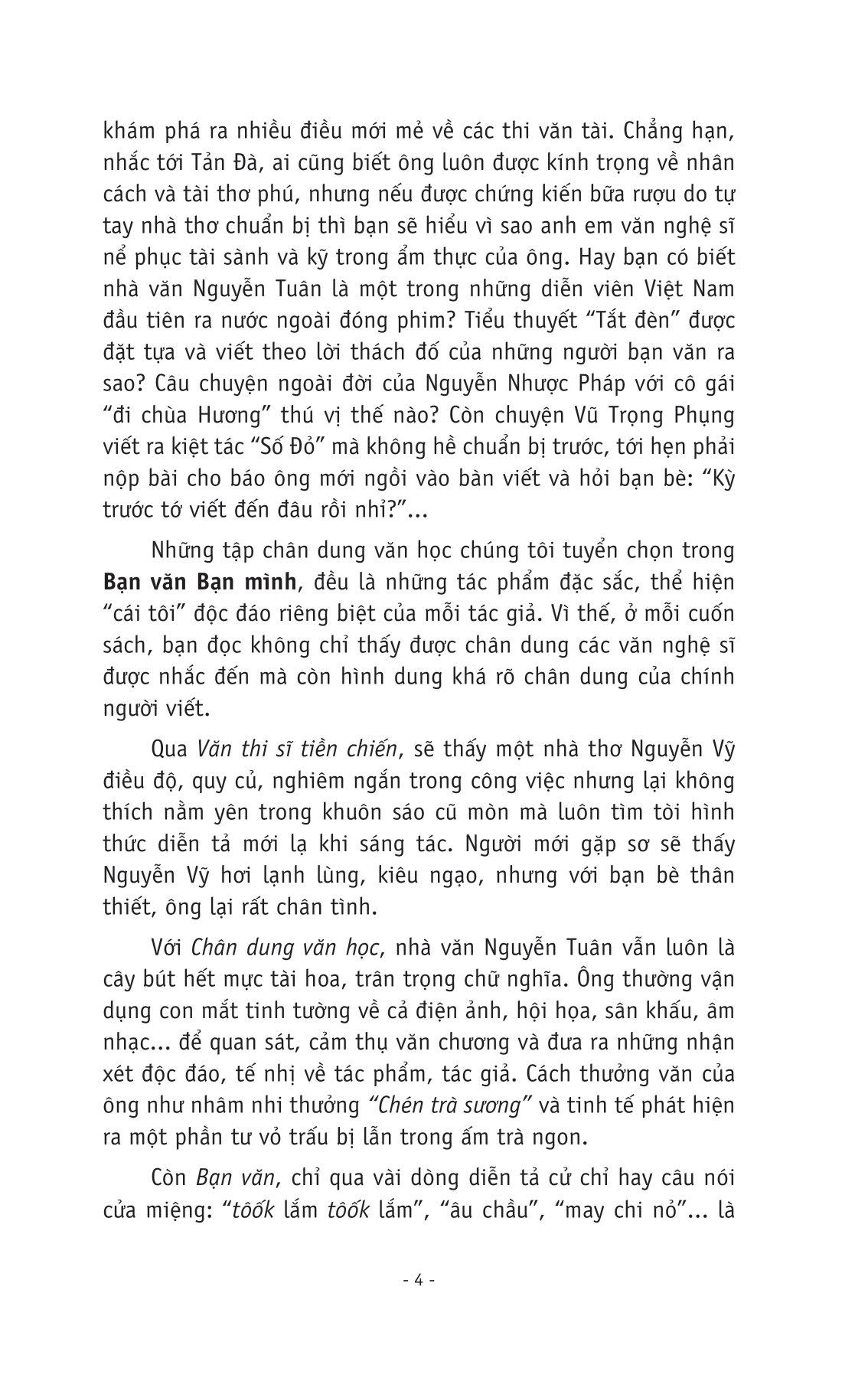 Sách Bạn Văn Bạn Mình: Mười Chín Chân Dung Nhà Văn Cùng Thời