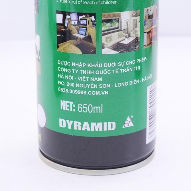 Dyramid - Chai Xịt Bọt Đa Năng Vệ Sinh Ghế Da Nội Thất Ô Tô Foam Cleaner Màu Xanh - chai tẩy ghế da dyramid