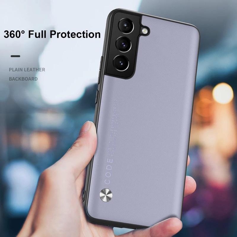 Ốp lưng dành cho Galaxy Z Fold 3 giả da thời trang