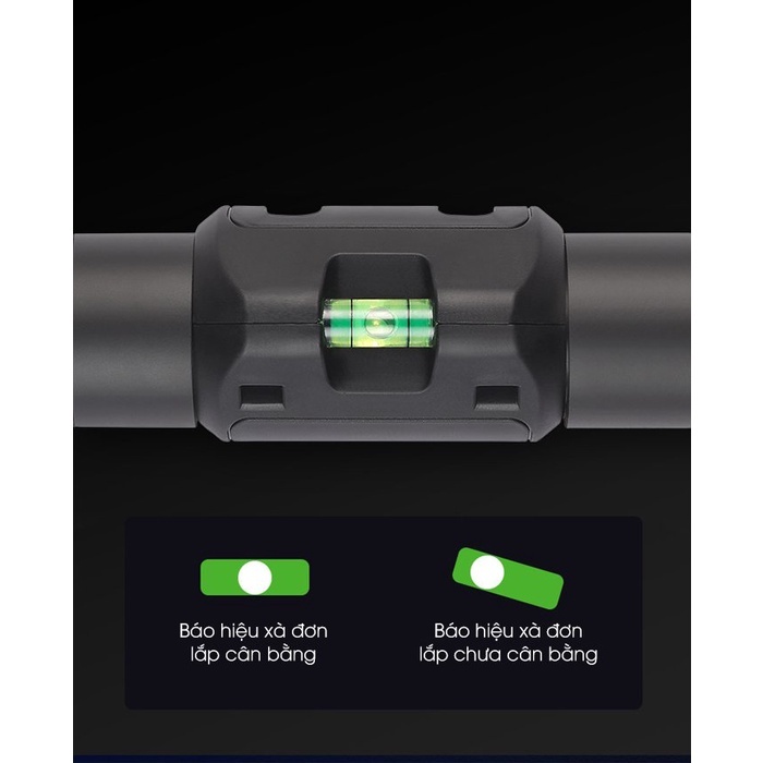 Xà Đơn Cải Tiến Cao Cấp Có Chốt Chống Xoay Rất Chắc Chắn, Có Thước Thăng Bằng, Cây Xà Đơn Gắn Cửa Mẫu Mới Tiện Lợi