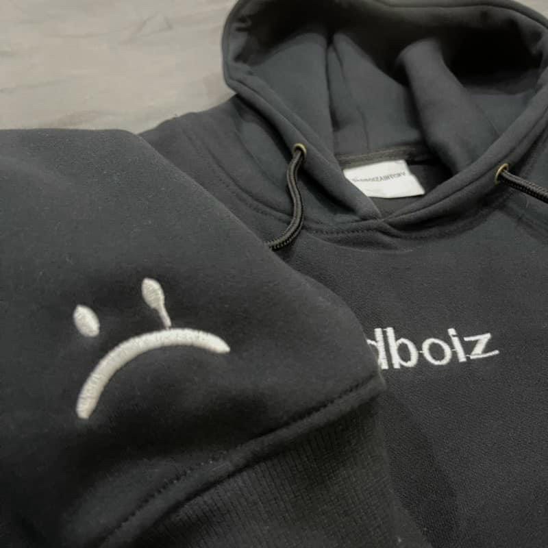 Áo Hoodie Sadboiz Unisex Kiểu Hàn Quốc Đẹp - FREESHIP ĐẸP -Khoác Nỉ Ngoại Chống Nắng Nam Nữ Có Nón Mũ 2 Lớp