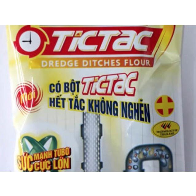 Bột Thông Đường Cống TICTAC Gói 100g Thông Tắc Siêu Nhanh ( Công Nghệ Thái Lan Sản Xuất Tại Việt Nam )