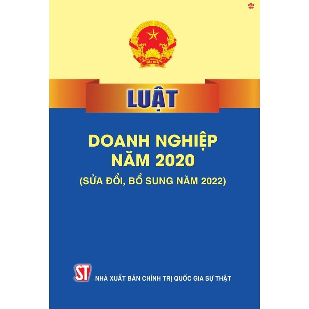 Sách - Luật Doanh Nghiệp Năm 2020 (Sửa Đổi, Bổ Sung Năm 2022) - NXB Chính Trị Quốc Gia